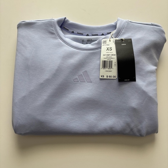 adidas Tops - Women’s Adidas D4T Knit Crew Sweatshirt XS New With Tags MSRP $60